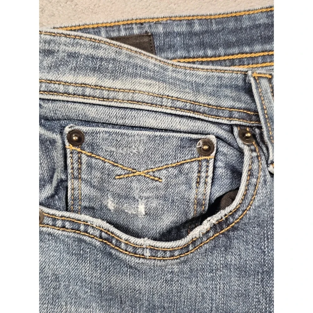 Revtown Decade Denim Men's Jeans 33x32 Automatic‎ Stretch Blue Straight Fit